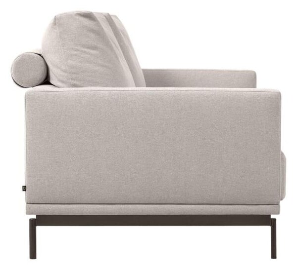 Beżowa sofa z tkaniny szenilowej 174 cm Galene – Kave Home
