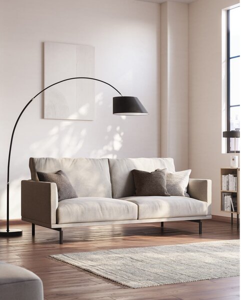 Beżowa sofa z tkaniny szenilowej 174 cm Galene – Kave Home