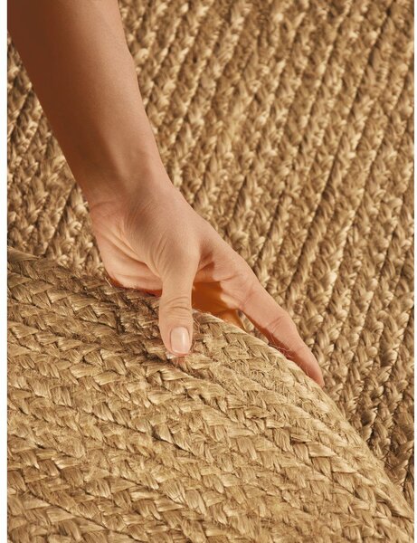 Dywan z juty dwustronny/tkany ręcznie w naturalnym kolorze 160x230 cm Braided – Hanse Home