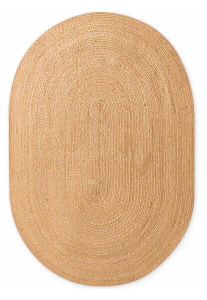 Dywan z juty dwustronny/tkany ręcznie w naturalnym kolorze 160x230 cm Braided – Hanse Home