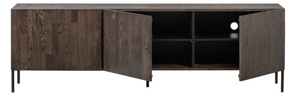 Brązowa szafka pod TV z litego drewna sosnowego 180x56x46 cm Bono – WOOOD