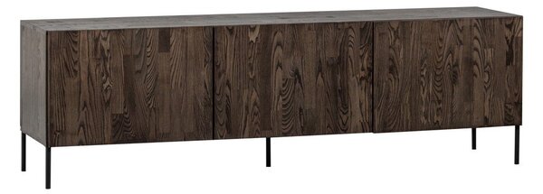 Brązowa szafka pod TV z litego drewna sosnowego 180x56x46 cm Bono – WOOOD