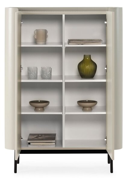 Kremowa szafka 100x140x40 cm Willa – MOME