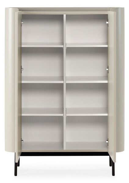Kremowa szafka 100x140x40 cm Willa – MOME