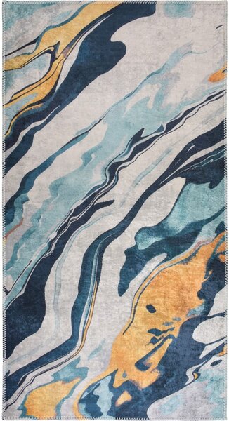 Żółto-niebieski dywan odpowiedni do prania 60x100 cm Colors of Joy – Vitaus