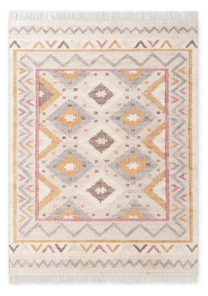 Kremowy dywan z juty tkany ręcznie 120x170 cm Roya Imani – Elle Decoration