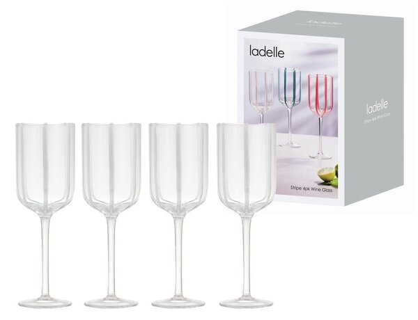 Kieliszki do wina zestaw 4 szt. 350 ml Stripe – Ladelle