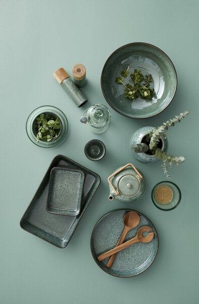 Zielony zestaw ceramicznych młynków do pieprzu i soli 2 szt. Gastro Green – Bitz