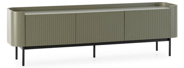 Zielona szafka pod TV 180x55x40 cm Willa – MOME