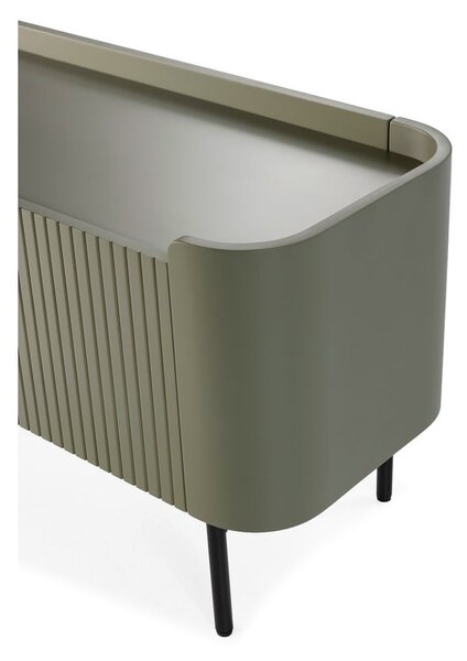 Zielona szafka pod TV 180x55x40 cm Willa – MOME