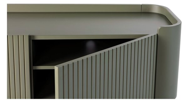 Zielona szafka pod TV 180x55x40 cm Willa – MOME