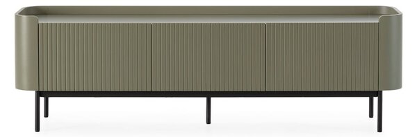 Zielona szafka pod TV 180x55x40 cm Willa – MOME