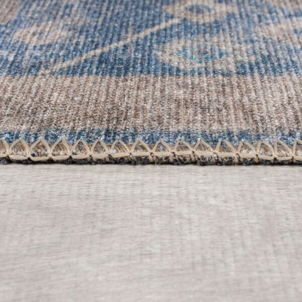 Niebieski dywan odpowiedni do prania 152x230 cm Orelia Global – Flair Rugs