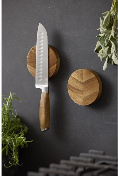 Nóż typu santoku ze stali nierdzewnej – Holm