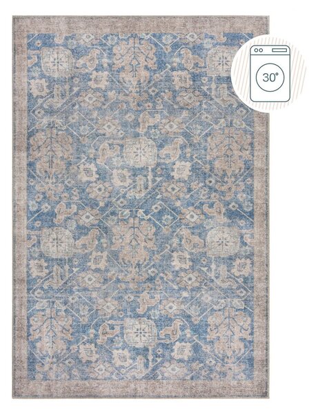 Niebieski dywan odpowiedni do prania 152x230 cm Orelia Global – Flair Rugs