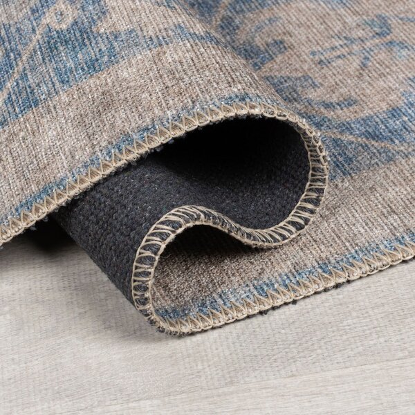 Niebieski dywan odpowiedni do prania 152x230 cm Orelia Global – Flair Rugs