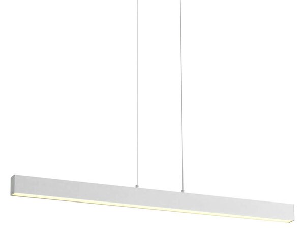 Lampa wisząca biała z LED z 3-stopniową regulacją jasności 2700-4000K z przełącznikiem DIP - Keane