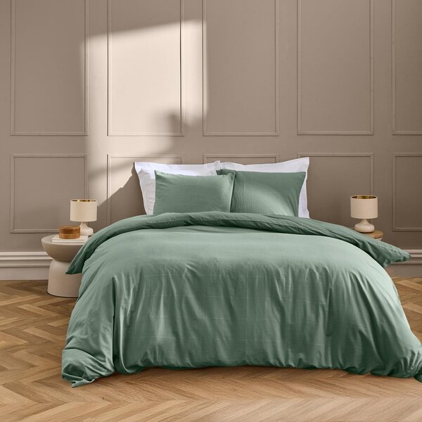 Zielona pościel dwuosobowa 240x220 cm Linella – douceur d'intérieur