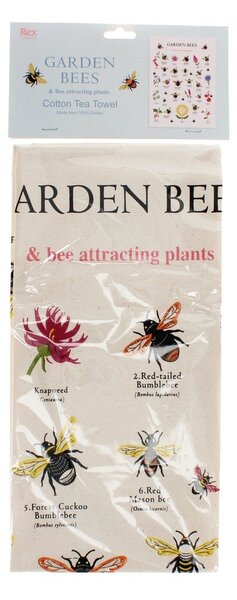 Bawełniana ścierka 50x70 cm Garden Bees – Rex London