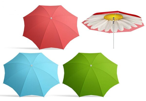 BigBuy Zwyky parasol ogrodowy Ø 240 cm