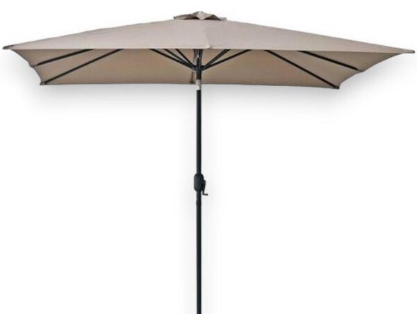 Parasol ogrodowy 250 x 250 cm ze stalow konstrukcj i mechanizmem otwierajcym z korbk marki Skit