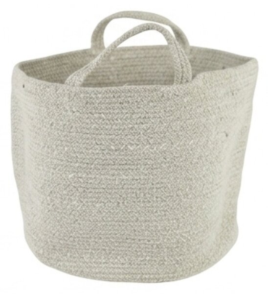 Kosz do przechowywania z uchwytami COTTON HAVEN 35x35 cm - więcej kolorów Kolor: Jasnozielony