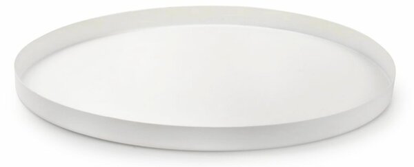 Dekoracyjna taca CIRVIA Ø31,5 cm, biała