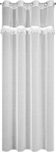 Firana gotowa EUROFIRANY Kiara 140 x 250 cm BiaÅy