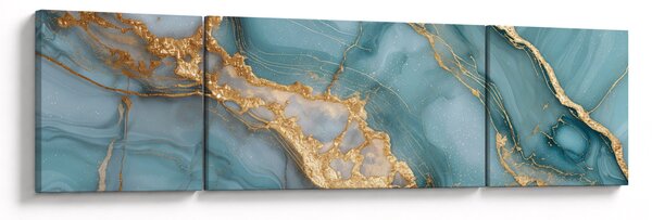 Obraz - Turkusowy marmur (170x50 cm)