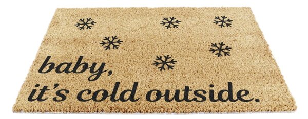 Wycieraczka ze świątecznym motywem z włókna kokosowego 40x60 cm Baby It's Cold Outside – Artsy Doormats