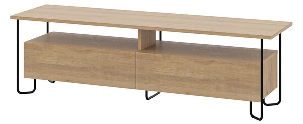 Szafka pod TV w dekorze dębu 150x45 cm Dilly – Marckeric