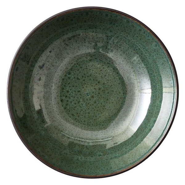 Zielono-czarna kamionkowa misa ø 30 cm Gastro Green/Black – Bitz