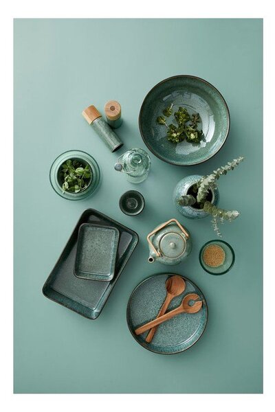 Zielono-czarna kamionkowa misa ø 30 cm Gastro Green/Black – Bitz