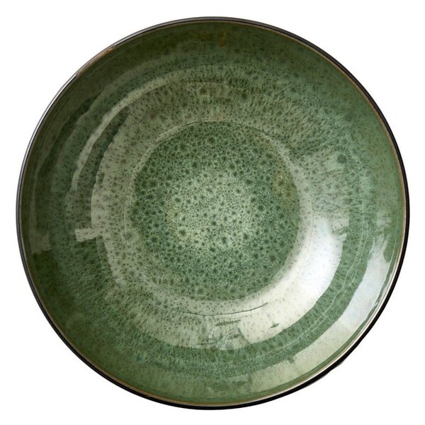 Zielono-czarna kamionkowa misa ø 30 cm Gastro Green/Black – Bitz