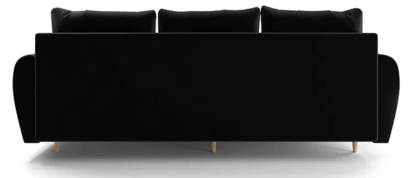 Czarna sofa rozkładana Z3-B11