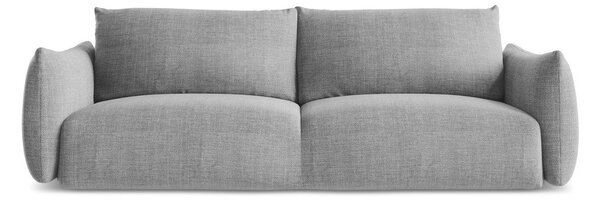 Jasnoszara rozkładana sofa 230 cm Leila – Makamii