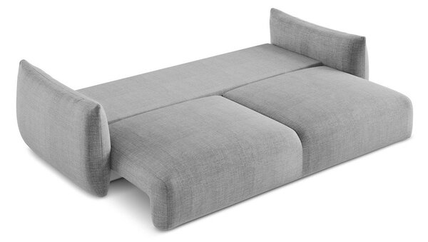 Jasnoszara rozkładana sofa 230 cm Leila – Makamii