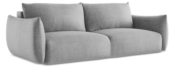 Jasnoszara rozkładana sofa 230 cm Leila – Makamii