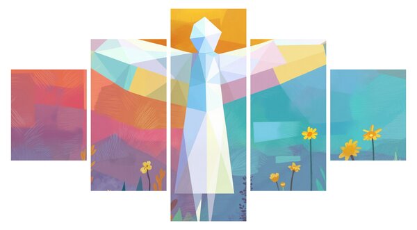 Obraz - Strażnik kwiatów (125x70 cm)