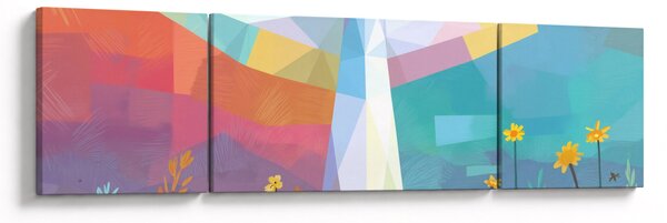 Obraz - Strażnik kwiatów (170x50 cm)