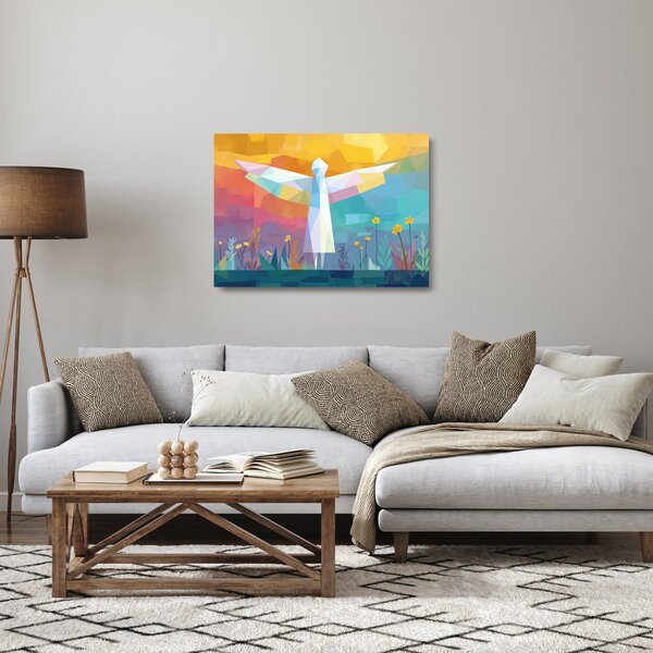 Obraz na szkle - Strażnik kwiatów (70x50 cm)