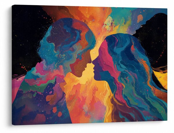 Obraz - Kosmiczna miłość (70x50 cm)