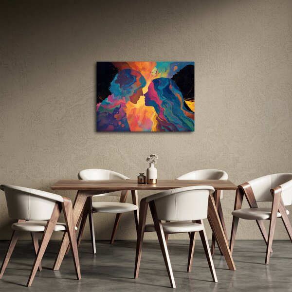 Obraz - Kosmiczna miłość (70x50 cm)