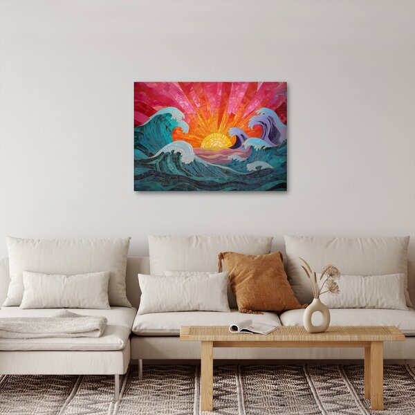 Obraz - Mozaika fal (70x50 cm)
