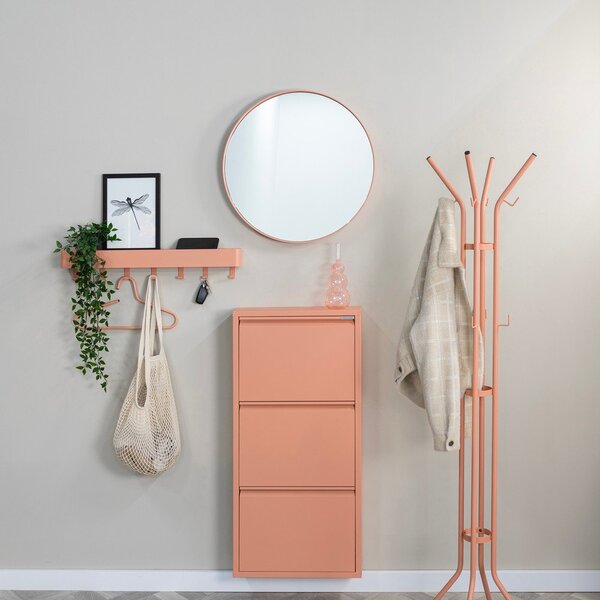 Łososiowy metalowy wieszak ø 40x170 cm Jessy – Spinder Design