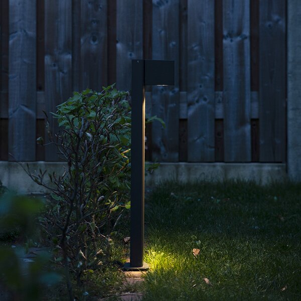 Industrialna lampa zewnętrzna stojąca ciemnoszara 65 cm IP44 - Baleno