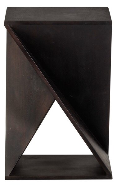 Stolik z litego drewna akacjowego 41x41 cm Ikem – WOOOD