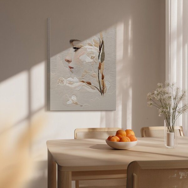 Obraz 60x80 cm Stitched Bloom – Styler