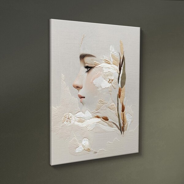 Obraz 60x80 cm Stitched Bloom – Styler