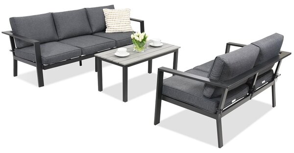 Meble ogrodowe aluminiowe Sydney Coffee Comfort 5 Garden Point antracyt
